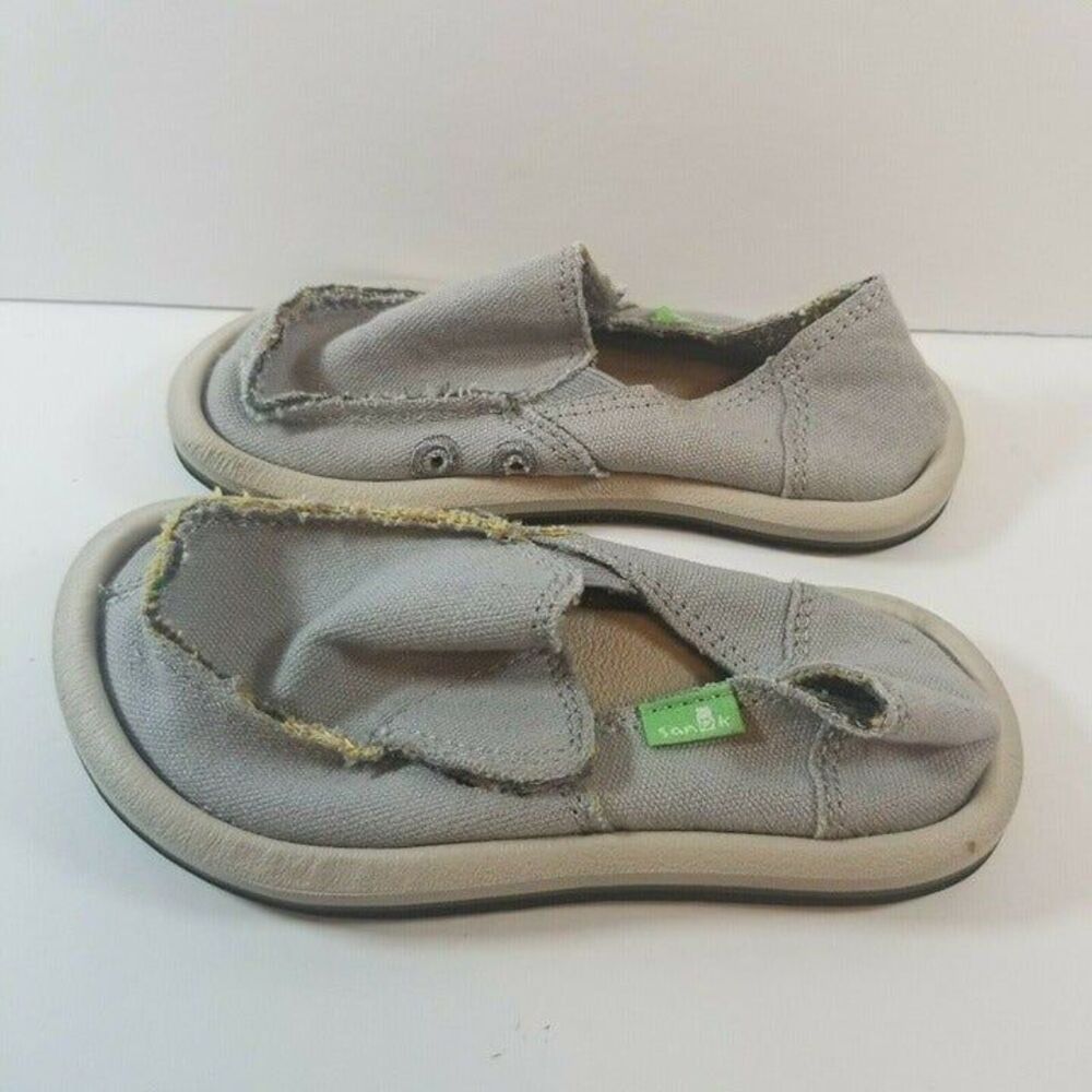 Sanuk Kids' Vagabond Boys, Grey Blanket, Size 8.0 1107249